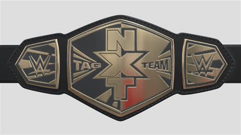 WWE - NXT TAG TEAM CHAMPION BELT '13-'17 - Download Free 3D model by ...