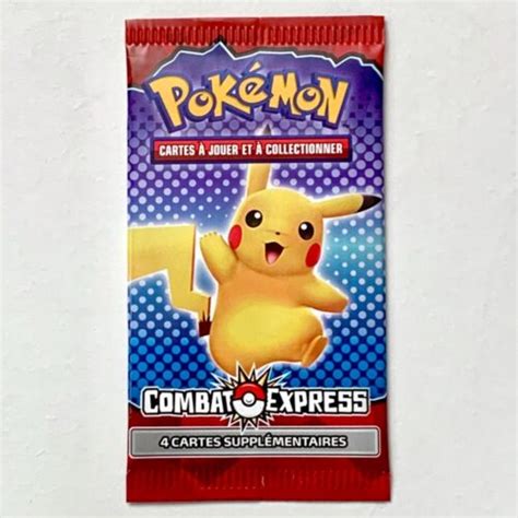 Booster Combat Express Paquet Happy Meal McDo McDonald S Pokemon