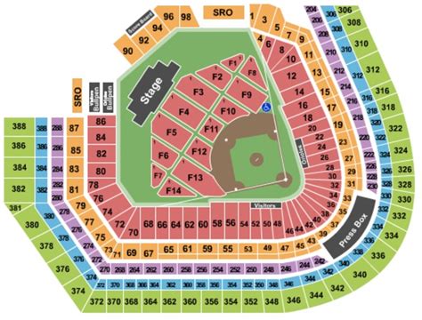 Oriole Park At Camden Yards Seating Map - California State Map