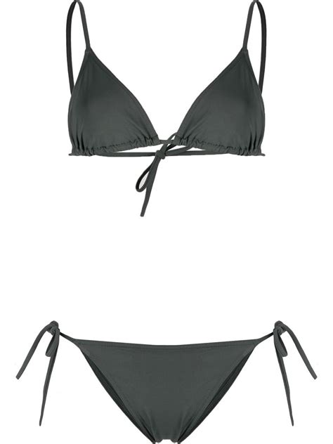 Eres Triangle Tie Bottom Bikini Green Editorialist