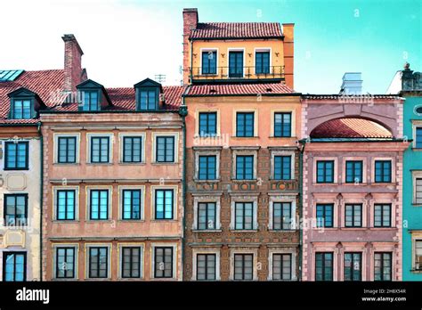 Old Town In Warsaw Poland Stock Photo Alamy