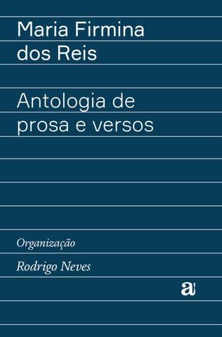 Antologia De Prosa E Versos Maria Firmina Dos Reis By Edlab Press Issuu