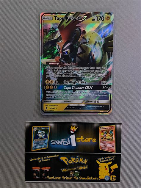 Se Produkter Som Liknar Tapu Koko Gx Full Art P Tradera