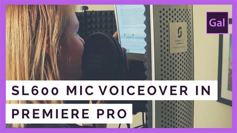 How To Record A Voice Over Narration In Premiere Pro Cc Youtube