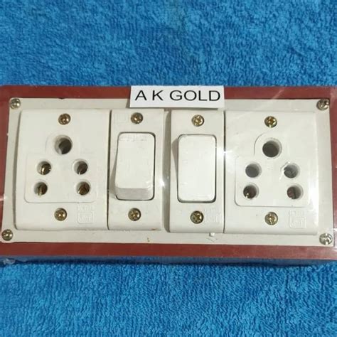 16 7x4 Inch A K Gold PVC Complete Switch Board 2 Ip 66 At 50