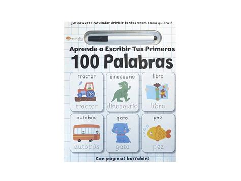 Aprende A Escribir Tus Primeras 100 Palabras MANOLITO BOOKS