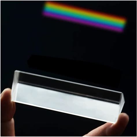 Prisms And Kaleidoscopes Triangular Prism K9 Optical Prisms Physics Teaching Refracted Light