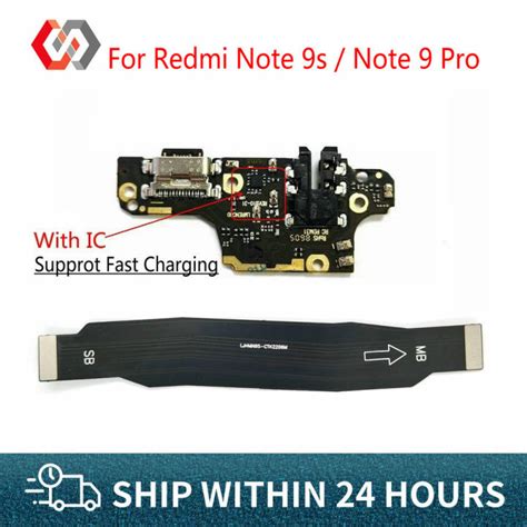 Usb Charging Port Board Connector Flex Cable For Xiaomi Redmi Note S