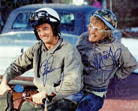 Dumb And Dumber Jim Carrey Jeff Daniels Signed 8x10 Photo Autograph