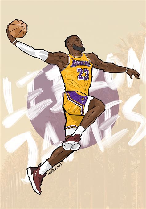 LeBron James Illustration — scottsmoker