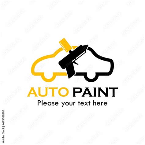 Auto Paint Logo Template Illustration Suitable For Company Automobile