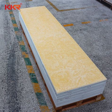 Kkr Acrylic Stone Solid Surface Translucent Sheet China Building