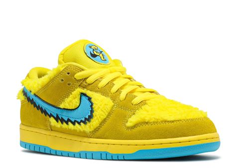 Nike Sb Dunk Low X Grateful Dead Yellow Bear