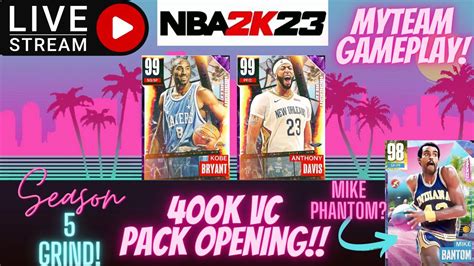 Live Gameplay In Nba 2k23 Myteam 400k VC Highlight Reel Opening