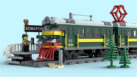 Er Soviet Suburban Electric Train From Bricklink Studio Bricklink