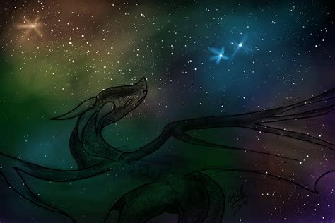 Galaxy Dragon by Dragonanne on DeviantArt