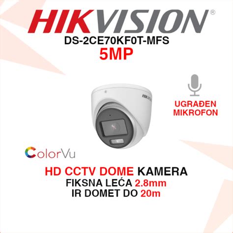 DS 2CE70KF0T MFS HIKVISION COLORVU KAMERA 5MP 2 8mm Hikvision Hrvatska