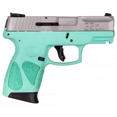 Taurus G C Custom In Stainless Steel Slide Cyan Framein Handgun Mm