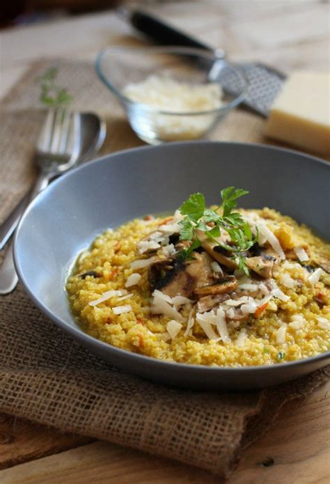 Quinotto Risotto De Quinoa Con Champi Ones Al Ajillo Champi Ones Al