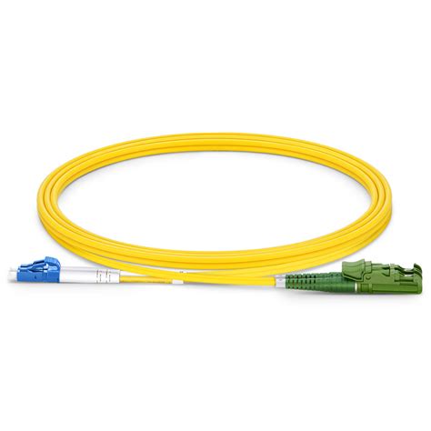 Customized Length LSH APC To LC UPC Duplex OS2 Single Mode LSZH 2 0mm