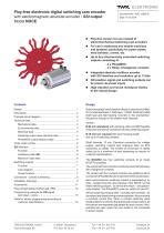 Electronic Cam Controller NOCE TWK ELEKTRONIK GmbH