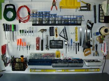 Garage Pegboard Ideas | Dandk Organizer