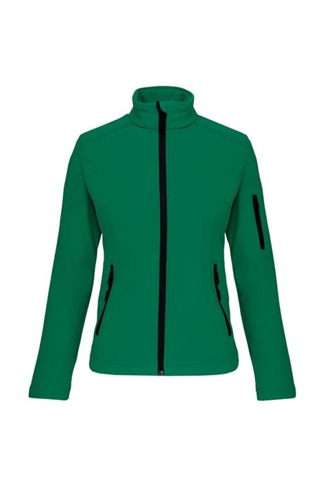 VESTE SOFTSHELL FEMME KARIBAN 300G BRODÉ K400 2D Racing Kits