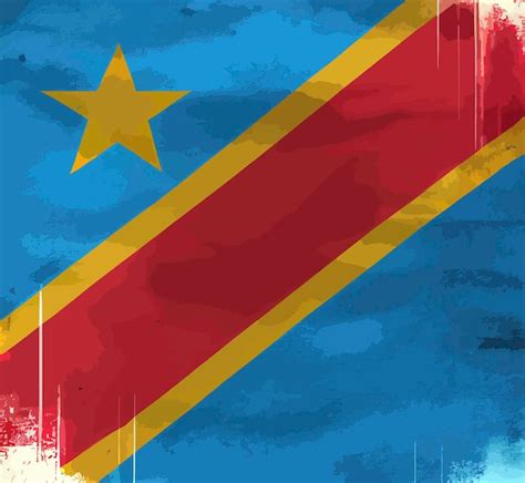 Ilustra O Da Rep Blica Democr Tica Do Congo Da Bandeira Foto Premium