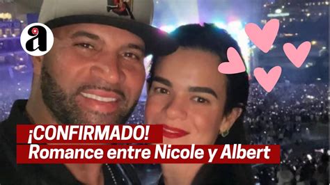 Albert Pujols confirma amorío con Nicole Fernández YouTube