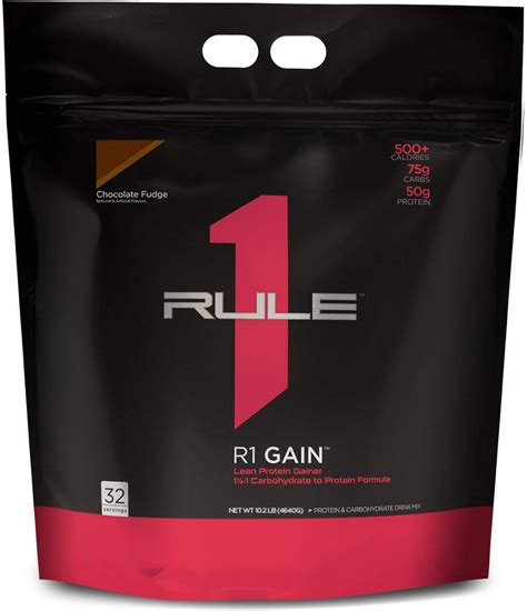 Amazon Rule One Proteins R1 Gain Chocolate Fudge High Protein