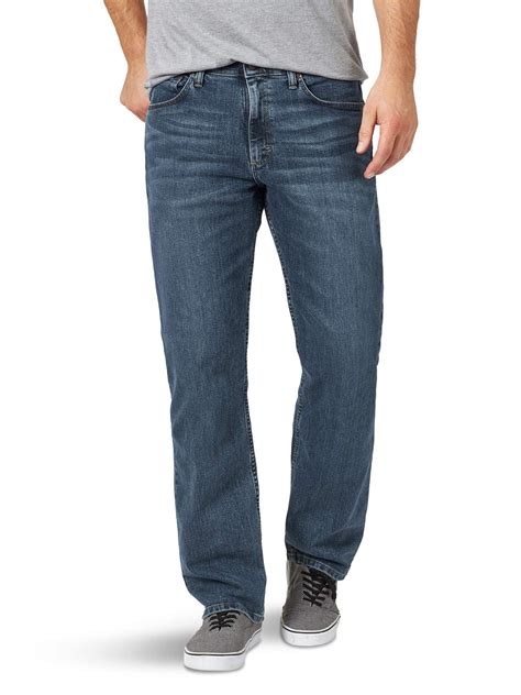 Wrangler Authentics Mens Comfort Flex Waist Relaxed Fit Jean Smoke 36w X 34l