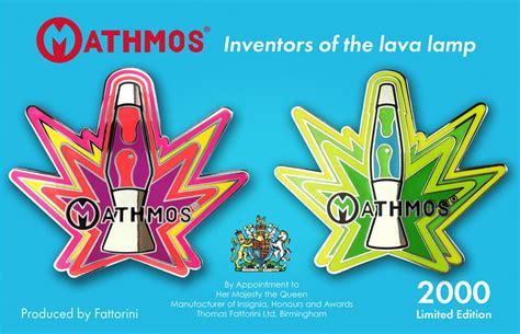 Limited Edition Lava Lamp Pin Badges Mathmos UK