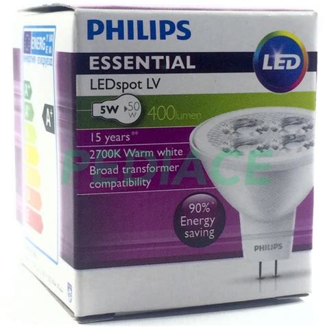 Jual Lampu Halogen Led Spot Philips Watt W V Kaki Tusuk Mr