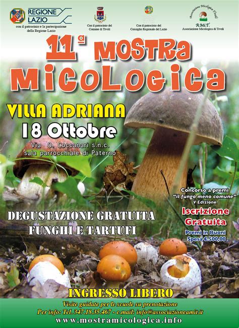 11 Mostra Micologica DellAssociazione A Mi T Parco Dei Monti Lucretili