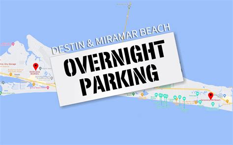 Overnight Parking In Destin And Miramar Beach Florida Beach Condos In