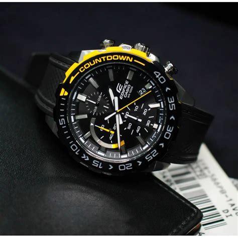 Official Warranty Casio Edifice Efr Pb A Quartz Chronograph Black