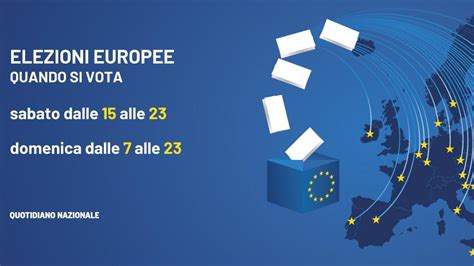 Elezioni Europee Quando Si Vota E Orari