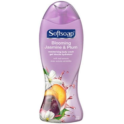 Softsoap Moisturizing Body Wash Blooming Jasmine And Plum Net Wt 18