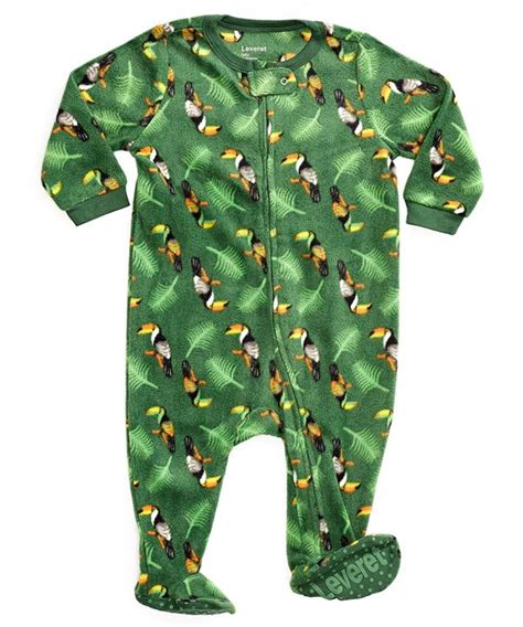 Fleece Baby Boys Footed Pajamas Sleeper Kids & Toddler Pajamas (3 ...