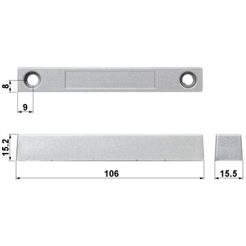 KONTAKTRON DO BRAM BRAMOWY MAGNETYCZNY CZUJNIK OTWARCIA KN OC55 Kup