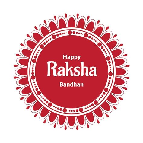 Feliz Raksha Bandhan Indiano Celebra O Festival Hindu Ilustra Es