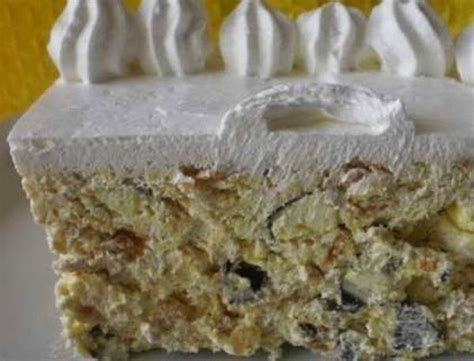 Recept Iz Snova Recepti Zadovoljstva Torta Od Bananica Bez Pecenja