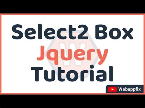 Select2 Jquery Tutorial Select 2 Multiselect Example Select2