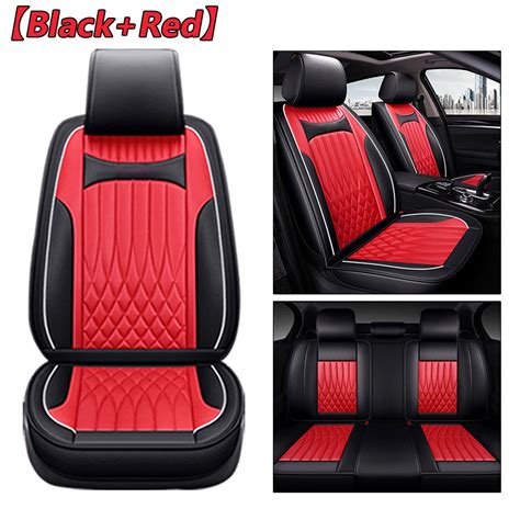 5 Seat Car Leather Seat Cover Car Seat Protector For Mitsubishi Mirage Hyundai Starex Toyota