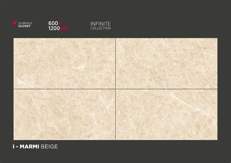 Gvt Glossy Vitrified Floor Tiles Size 2x4 Feet 600x1200 Mm At ₹ 24