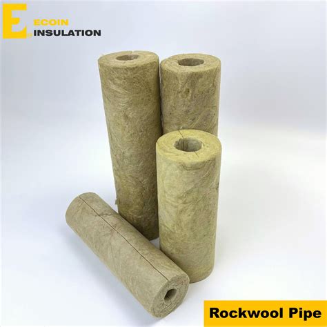 120kg M3 Fireproof Mineral Rock Wool Pipe Section Insulation Supplier