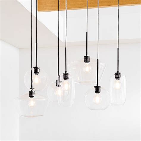 Sculptural 7 Light Multi Chandelier West Elm