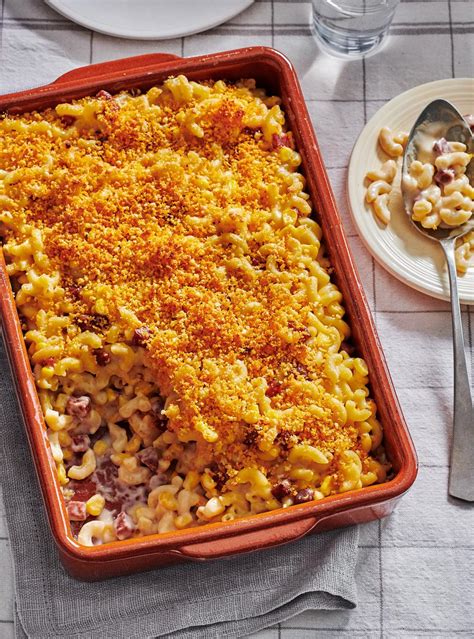 Macaronis au fromage gratinés au chorizo et au maïs RICARDO