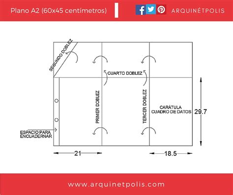 Doblado De Un Plano TamaÑo A2 60 X 45 Cm