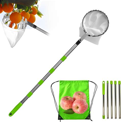 Fruit Picker With Telescopic Handle Apple Picker Picking Aid Fruit